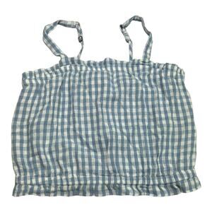Girls Abercrombie Gingham Shirt Size 11-12